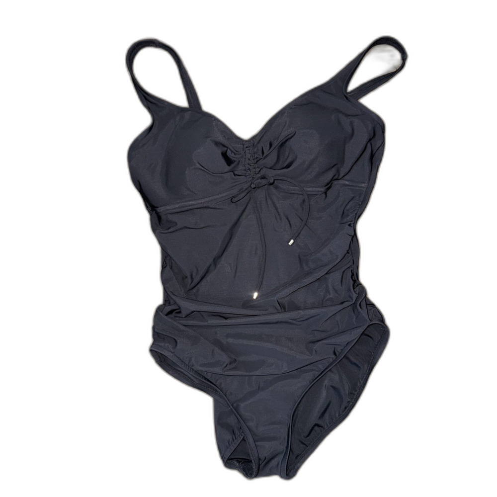 Aqua Green Swimsuit Womens Size Large Flattering Waist !